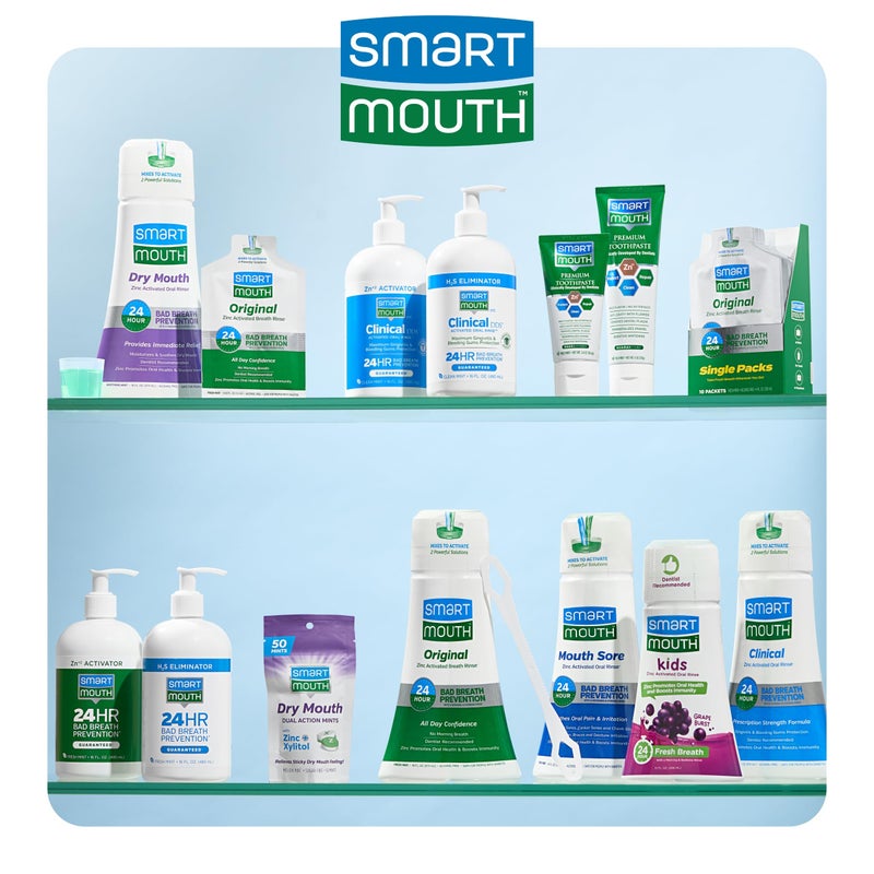 SmartMouth Premium Zinc Ion Toothpaste - Whitening - with Fluoride - Refreshing, Anti-Cavity Toothpaste for Adults - Strengthens Enamel - Mild Mint Flavor, 6 oz (2 Pack) - Image 5
